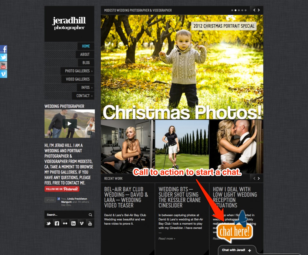 Website Live Chat Box