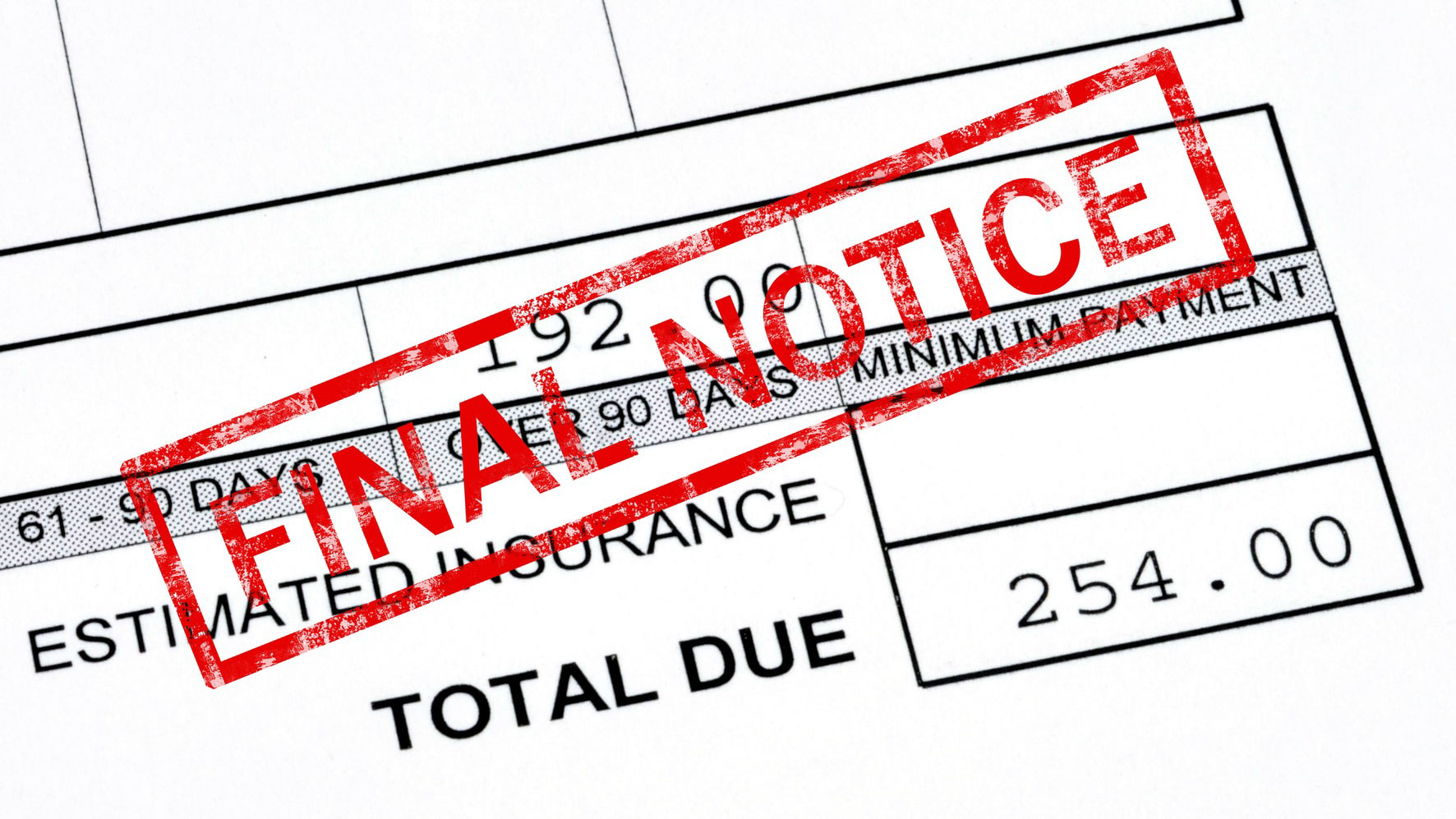 Pay Your Bills On Time