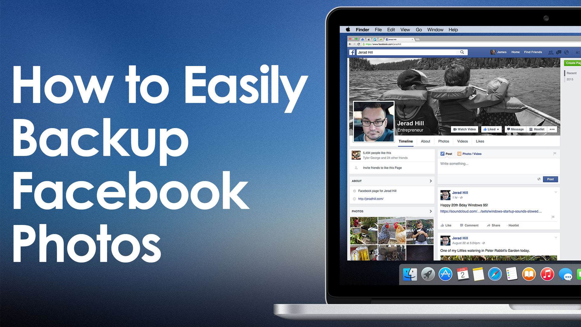 How to Backup Your Facebook Photos Easy