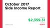 October 2017 Side Income Report