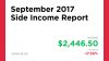 My September 2017 Side Income Report