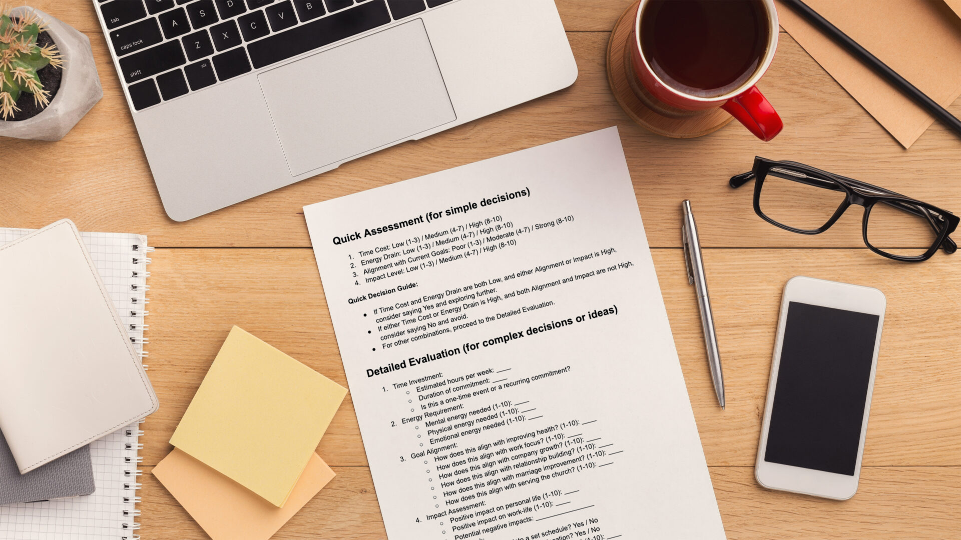Personal Impact Filter Decision Making