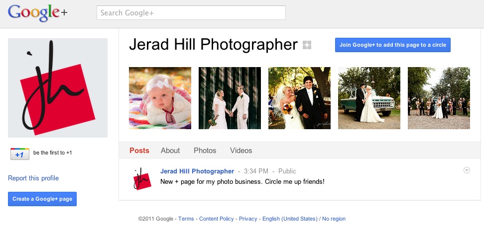 Google+ Page for Business